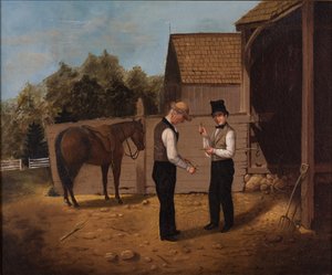 Onderhandelen voor een paard, 1850-1855