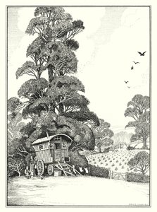 Augustus (litho) door Horace J. Knowles
