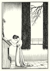 Illustratie voor De Bergrede (gravure) door Horace J. Knowles