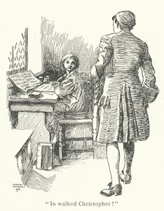 In wandeltocht Johann Christoph Bach (litho)