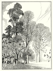 De maanden (litho) door Horace J. Knowles
