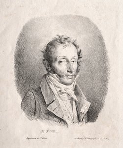 Carle Vernet door Emile Jean Horace Vernet