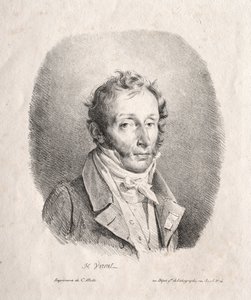 Carle Vernet, 1817 door Emile Jean Horace Vernet