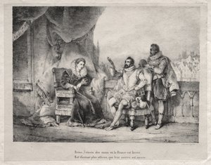 Marie de Medici en Hendrik IV van Frankrijk door Horace Vernet
