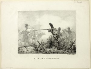 Ik zal je naar beneden halen door Emile Jean Horace Vernet