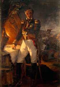 Portret van Laurent Marquis de Gouvion Saint Cyr (1764-1830) maarschalk van het Keizerrijk bij de Slag om Polotsk