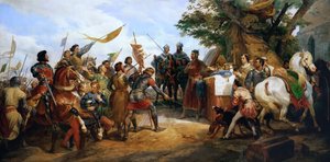 De Slag bij Bouvines op 27 juli 1214