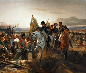 De Slag bij Friedland op 14 juni 1807 door Emile Jean Horace Vernet
