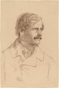 De broer van de kunstenaar - Richard Greenough (?) door Horatio Greenough