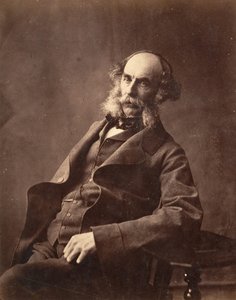 Portret van een zittende heer, ca. 1856-59