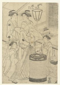 Courtisane Seyama uit het Matsubaya huis door Hosoda Eishi