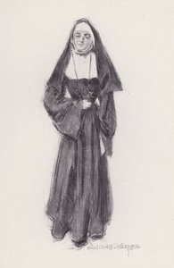 Illustratie voor Evangeline, een verhaal van Arcadie, door Henry Wadsworth Longfellow