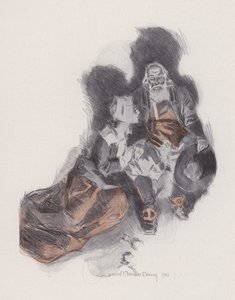 Illustratie voor Evangeline, A Tale of Arcadie, door Henry Wadsworth Longfellow
