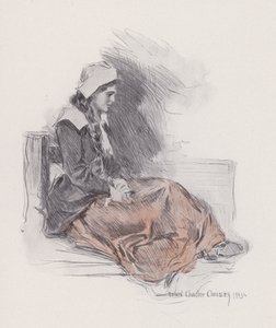 Illustratie voor Evangeline, Een Verhaal van Arcadie, door Henry Wadsworth Longfellow