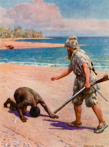 Illustratie voor Robinson Crusoe