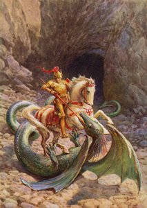 Sint Joris en de Draak door Howard Davie