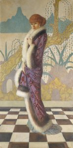 Mevrouw Ethel Cushing door Howard Gardiner Cushing