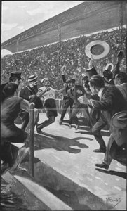 De Olympische Spelen op de Frans-Britse Tentoonstelling door Howard K. Elcock