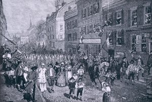 Carnaval in Philadelphia, illustratie uit 