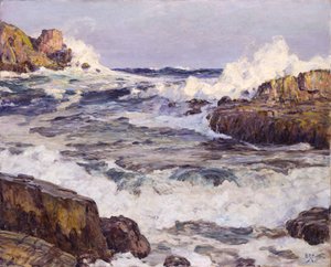 Opklaring na Septemberstorm - Kust van Maine, ca. 1924
