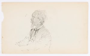 Zonder titel (Hoofd van man met baard)