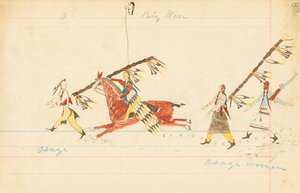 Osage, Grote Neus, Osage Vrouwen, 1874-75