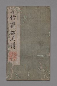 Ten Bamboo Studio schilder- en kalligrafiehandboek Shizhuzhai shuhua pu: Vogels, 1675-1800 door Hu Zhengyan