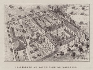 Chartreuse De Notre-Dame De Mougeres door Hubert Clerget