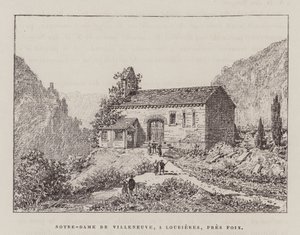 Notre-Dame De Villeneuve, A Lourieres, Pres Foix door Hubert Clerget