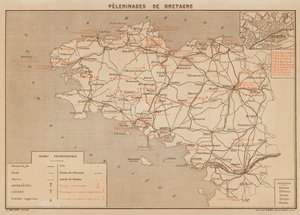 Pelgrimstochten van Bretagne door Hubert Clerget