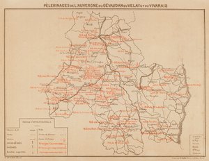 Pelgrimstochten van de Auvergne, Gevaudan, Velay en Vivarais