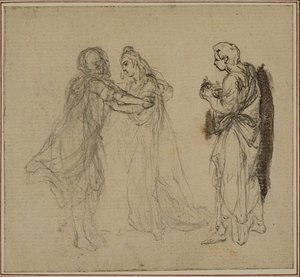 Studie voor Lucains "La Pharsale", Canto II