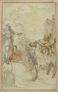 Studie voor Lucains "La Pharsale", Canto I