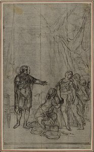 Studie voor Lucains "La Pharsale", Canto V