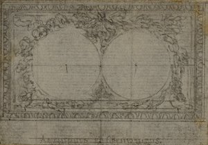 Studie voor medaillons, in Tacitus "Tiberius, of De zes eerste boeken van de Annalen", Boek III, Vol. 2