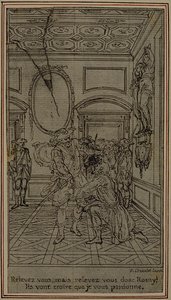Studie voor vignet-frontispiece van Colle