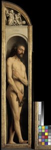 Adam (detail) door Hubert & Jan van (1390 1441) Eyck