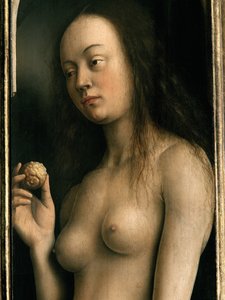 Detail van Eva, van de rechter vleugel van het Gentse Altaarstuk (detail)