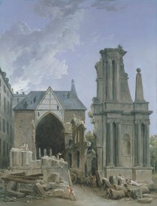 Sloop van de kerk van de Feuillants in de Rue Saint Honore, ca.1804