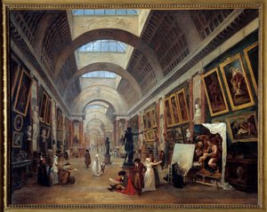 Ontwerp van de Grande Galerie du Louvre