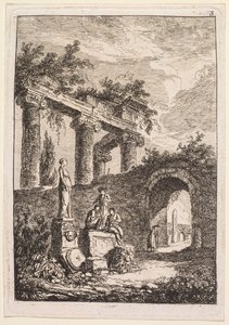 Avonden in Rome: Het standbeeld voor ruïnes, 1763-1764