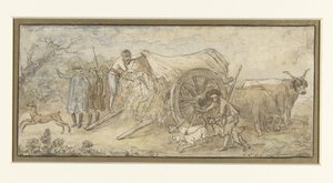 Huifkar in de Campagna