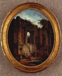 Landschap met ruïnes