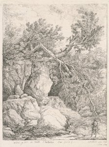 Landschap met een Omgevallen Boom