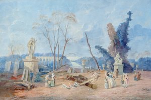 Le Tapis Vert Versailles door Hubert Robert