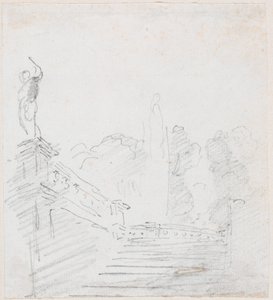 Monumentale Trap door Hubert Robert