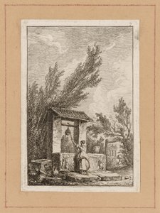 Plaat Zeven uit Avonden in Rome door Hubert Robert