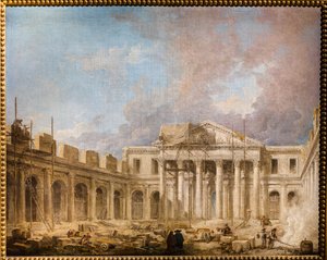 De School voor Heelkunde in aanbouw