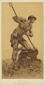 Avond door Hubert von Herkomer