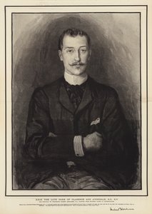 ZKH de overleden hertog van Clarence en Avondale, KG, KP door Hubert von Herkomer